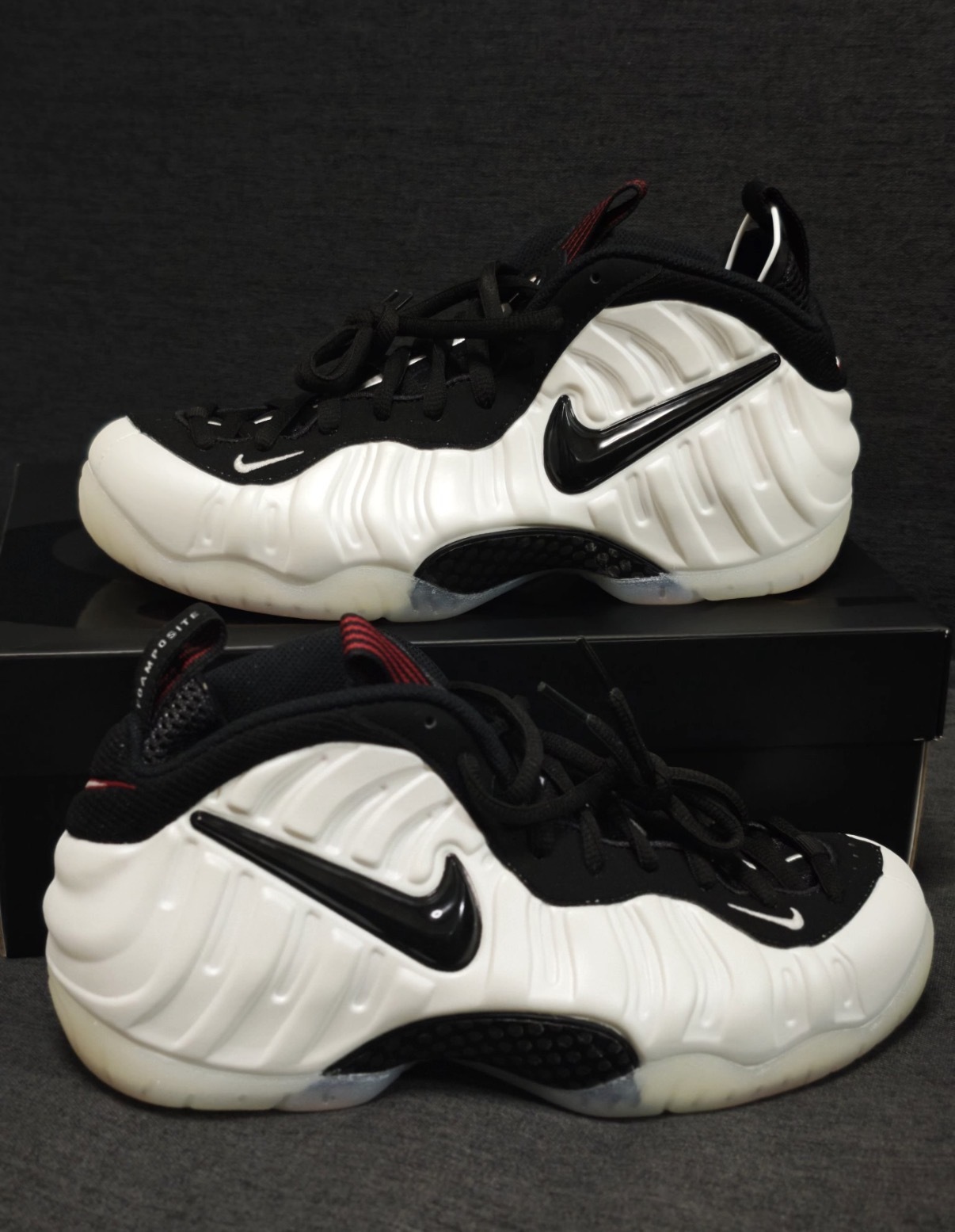 男鞋 NIKE AIR FOAMPOSITE PRO 白 果凍底 緩震 太空鞋 運動鞋【HF0794-200】