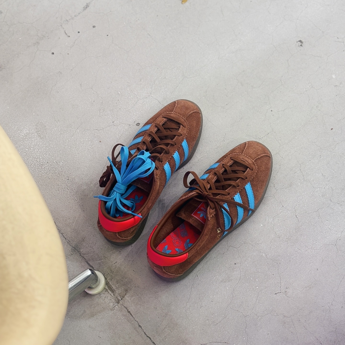 Adidas Originals KYOTO 日本限定 京都 培茶棕 水藍 德訓 復古鞋 KK3624