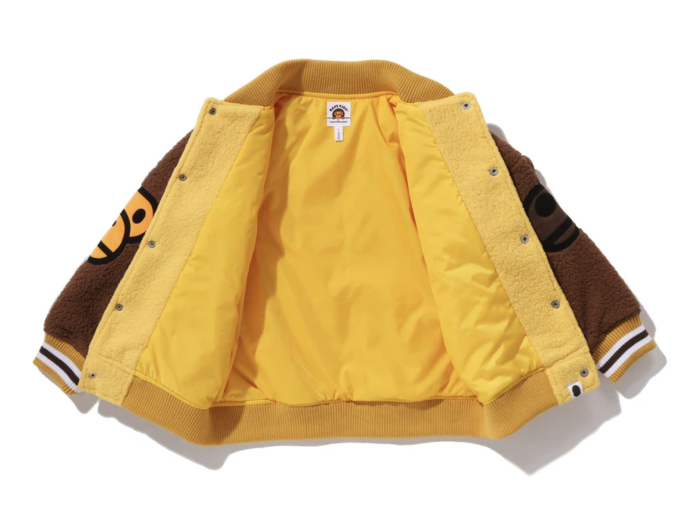 【BAPE童裝】1206 發售 BABY MILO FRIENDS BOA SLEEVE JACKET