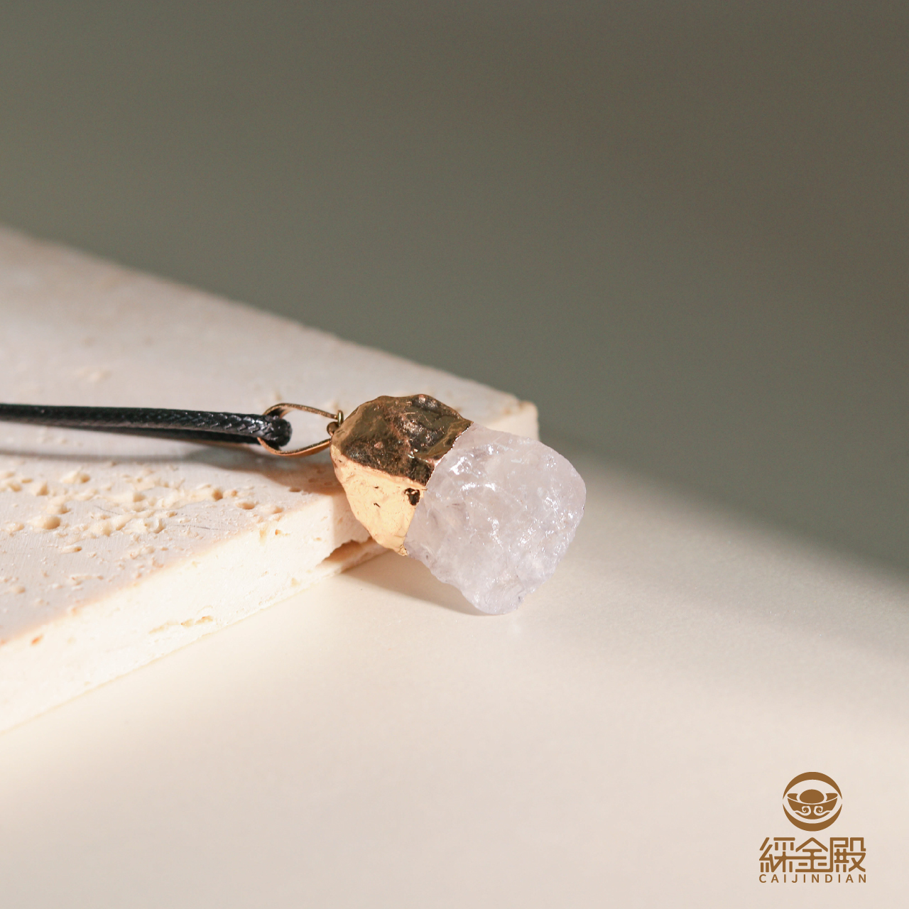 白水晶-天然原礦項鍊｜生命靈數9｜平衡身心｜頂輪｜創造力【綵金殿】