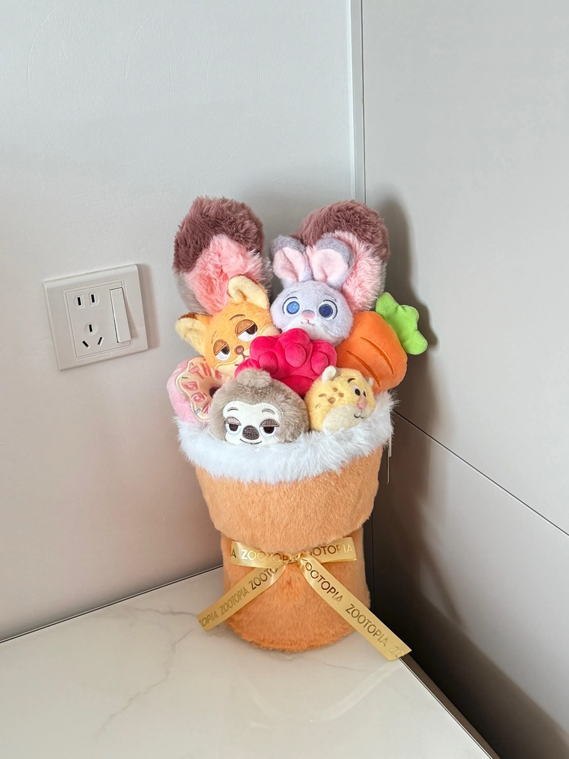 DISNEY X POTDEMIEL 動物方城市 迪士尼 娃娃 花束