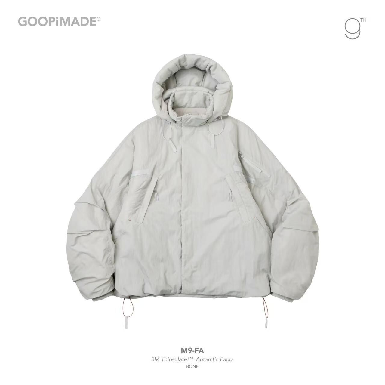 GOOPiMADE M9-FA 3M Thinsulate™ Antarctic Parka - Bone