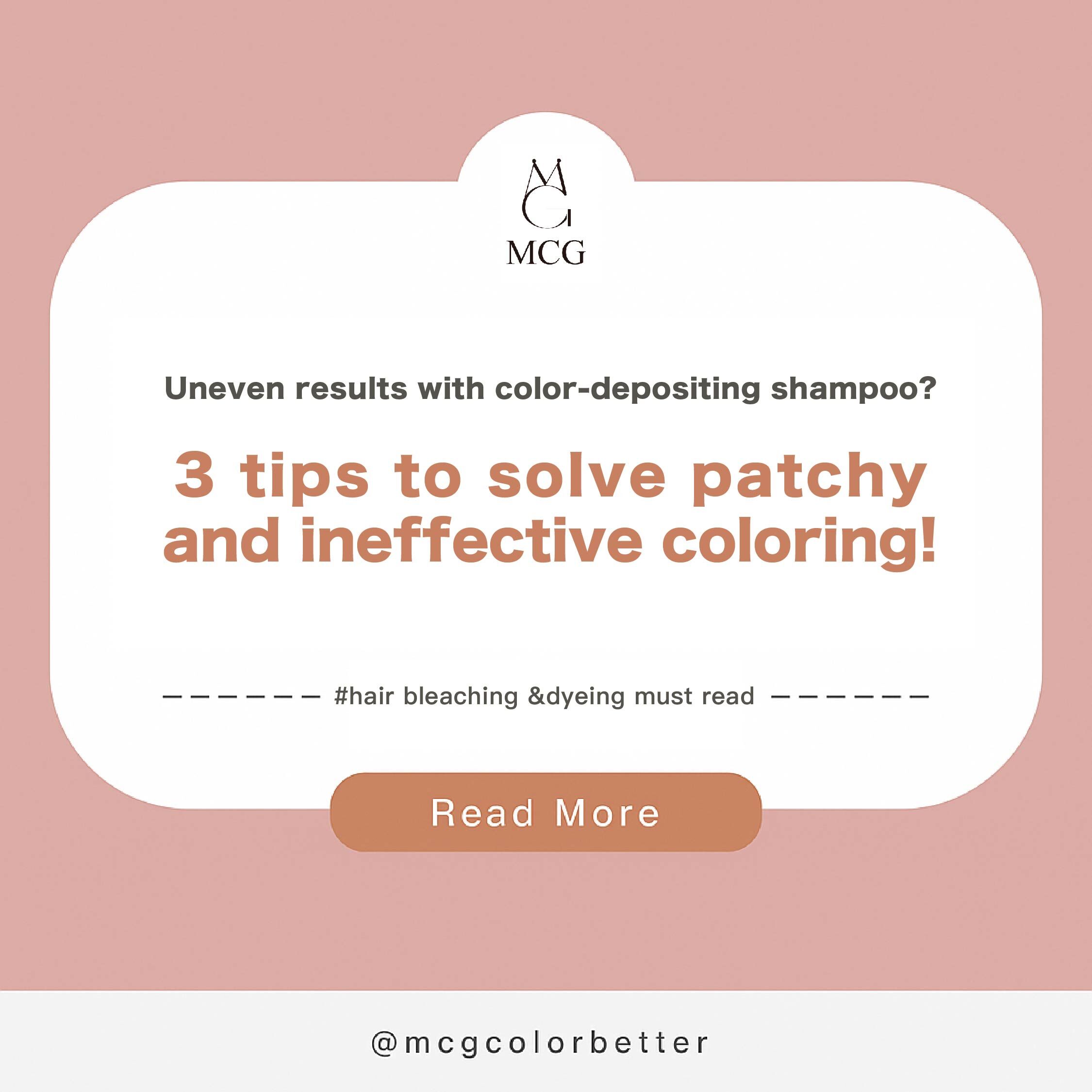 Uneven Results with Color-Depositing Shampoo? Try These 3 Tips to Fix Patchiness and Boost Color Absorption!