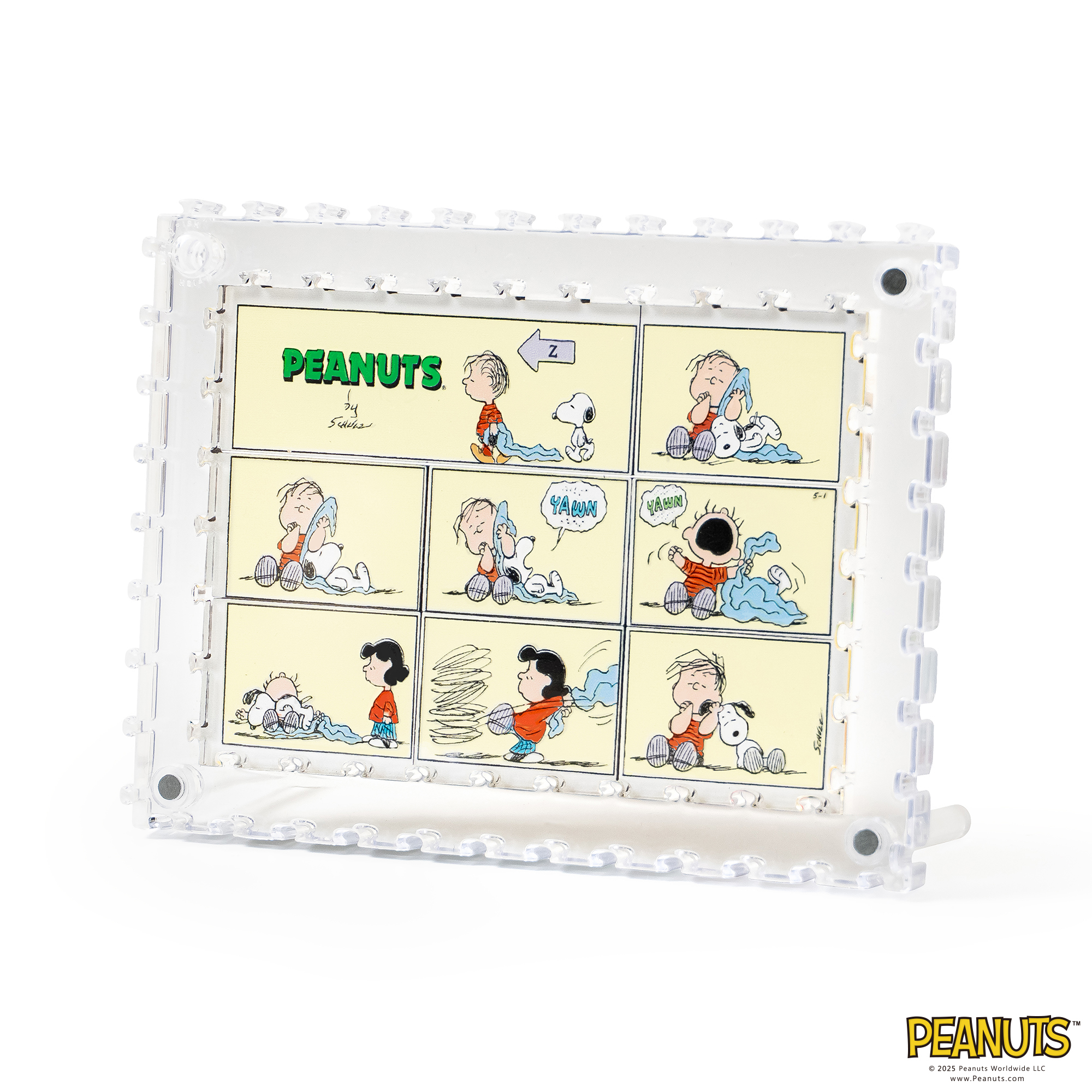 史努比的漫畫拼圖