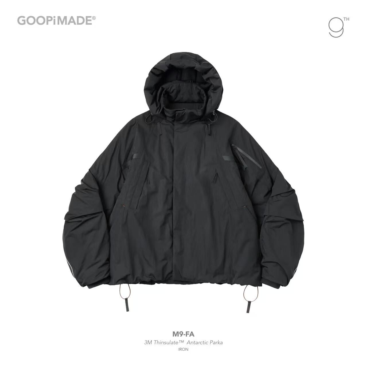 GOOPiMADE M9-FA 3M Thinsulate™ Antarctic Parka - Iron