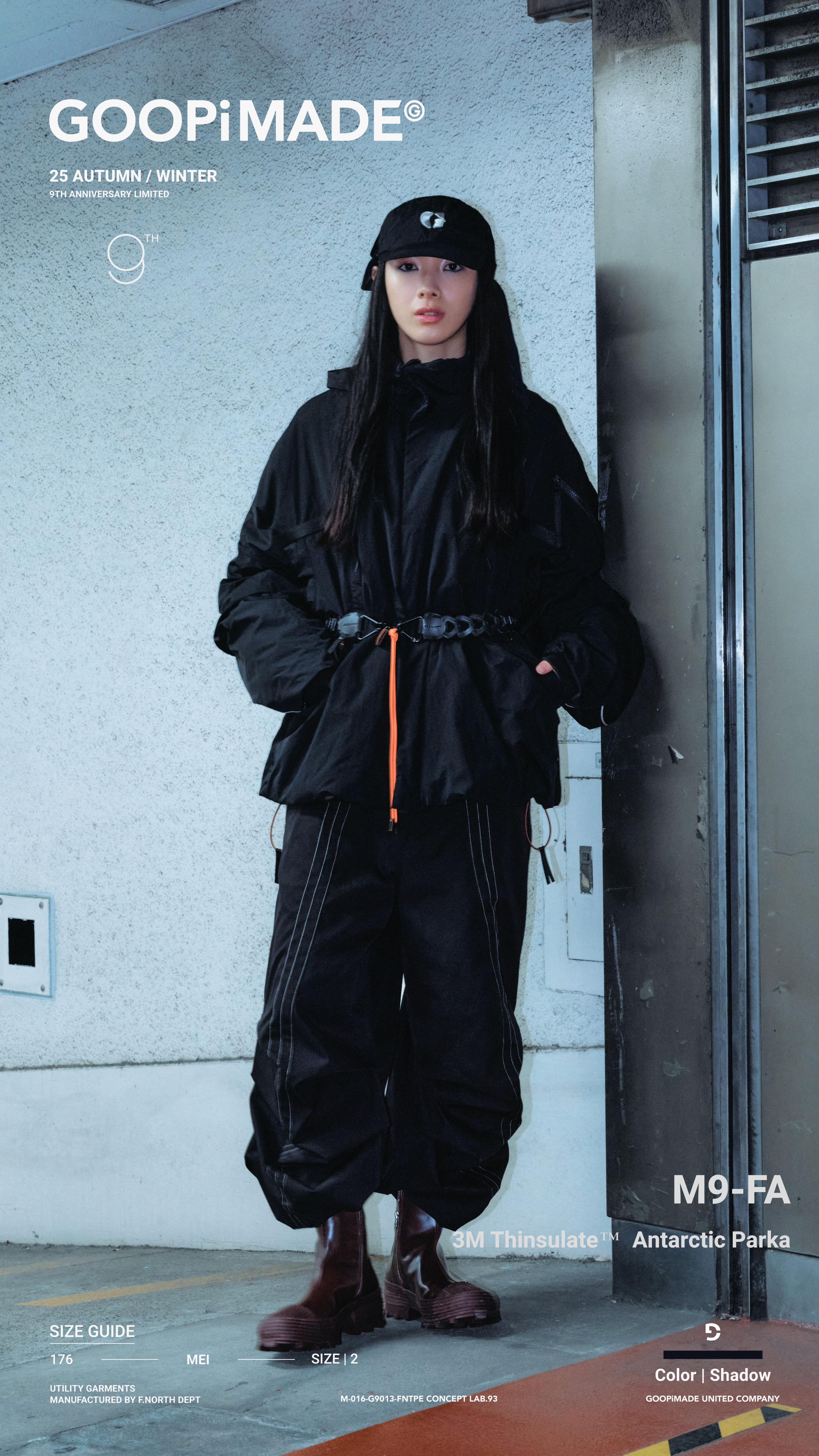 GOOPiMADE M9-FA 3M Thinsulate™ Antarctic Parka - Shadow