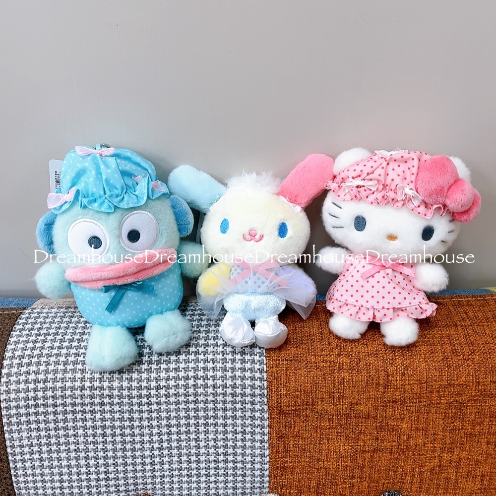 日本限定 三麗鷗 kitty 凱蒂貓 人魚漢頓 花小兔 睡衣系列 珠鍊吊飾 娃娃吊飾 包包吊飾 擺飾 吊飾