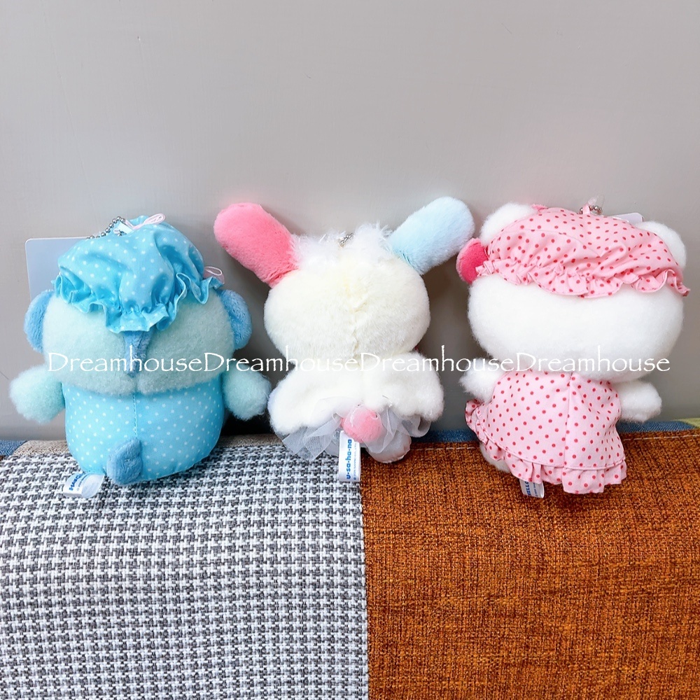 日本限定 三麗鷗 kitty 凱蒂貓 人魚漢頓 花小兔 睡衣系列 珠鍊吊飾 娃娃吊飾 包包吊飾 擺飾 吊飾