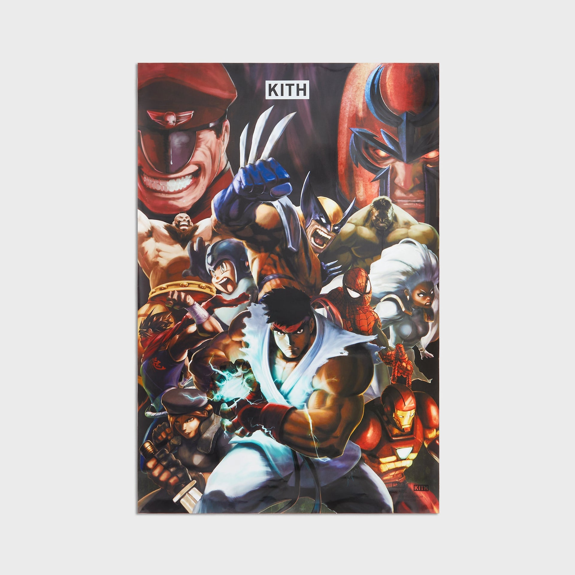 2025AW KITH Marvel vs. Capcom | Kith Poster BOX LOGO 對決 漫威 卡普空 海報 現貨 KHL150833 / KHL150834
