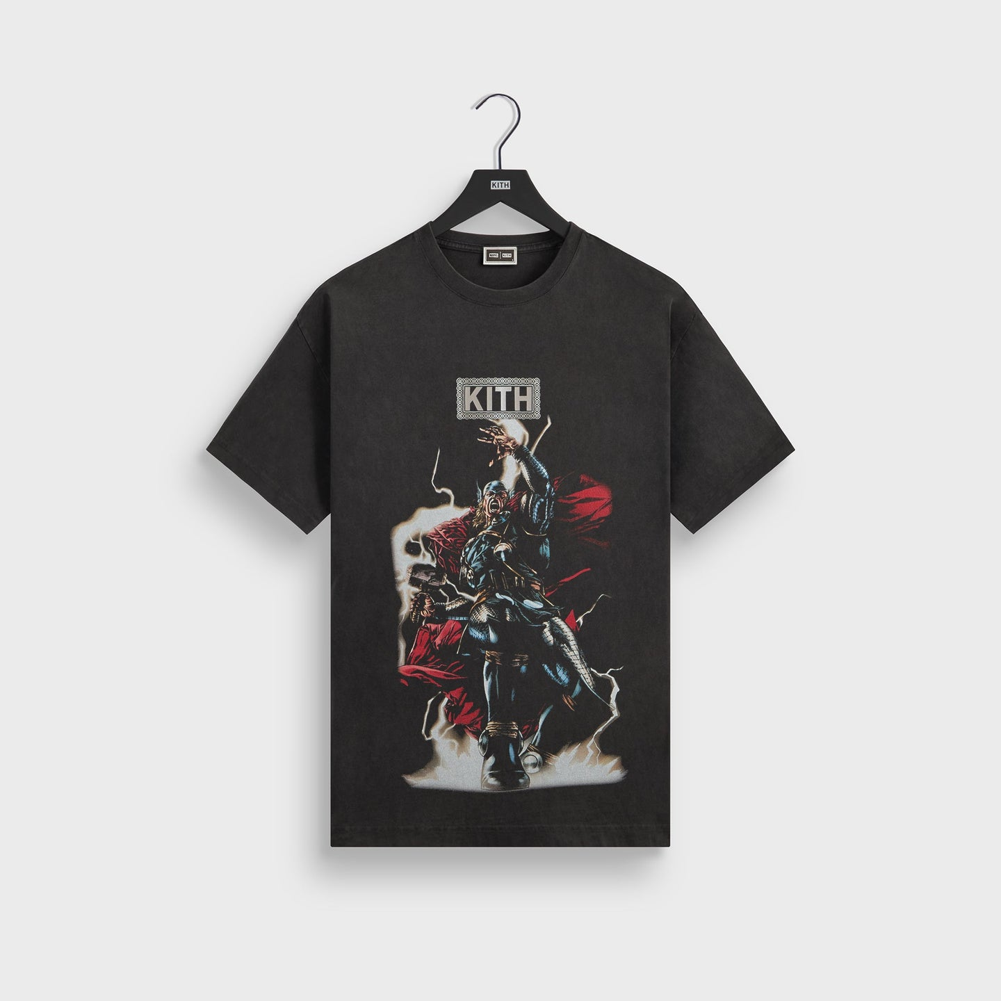 2025AW KITH Marvel | Kith Thor Vintage Tee 漫威 雷神 索爾 水洗 短T 短袖 現貨 KHM034329-001