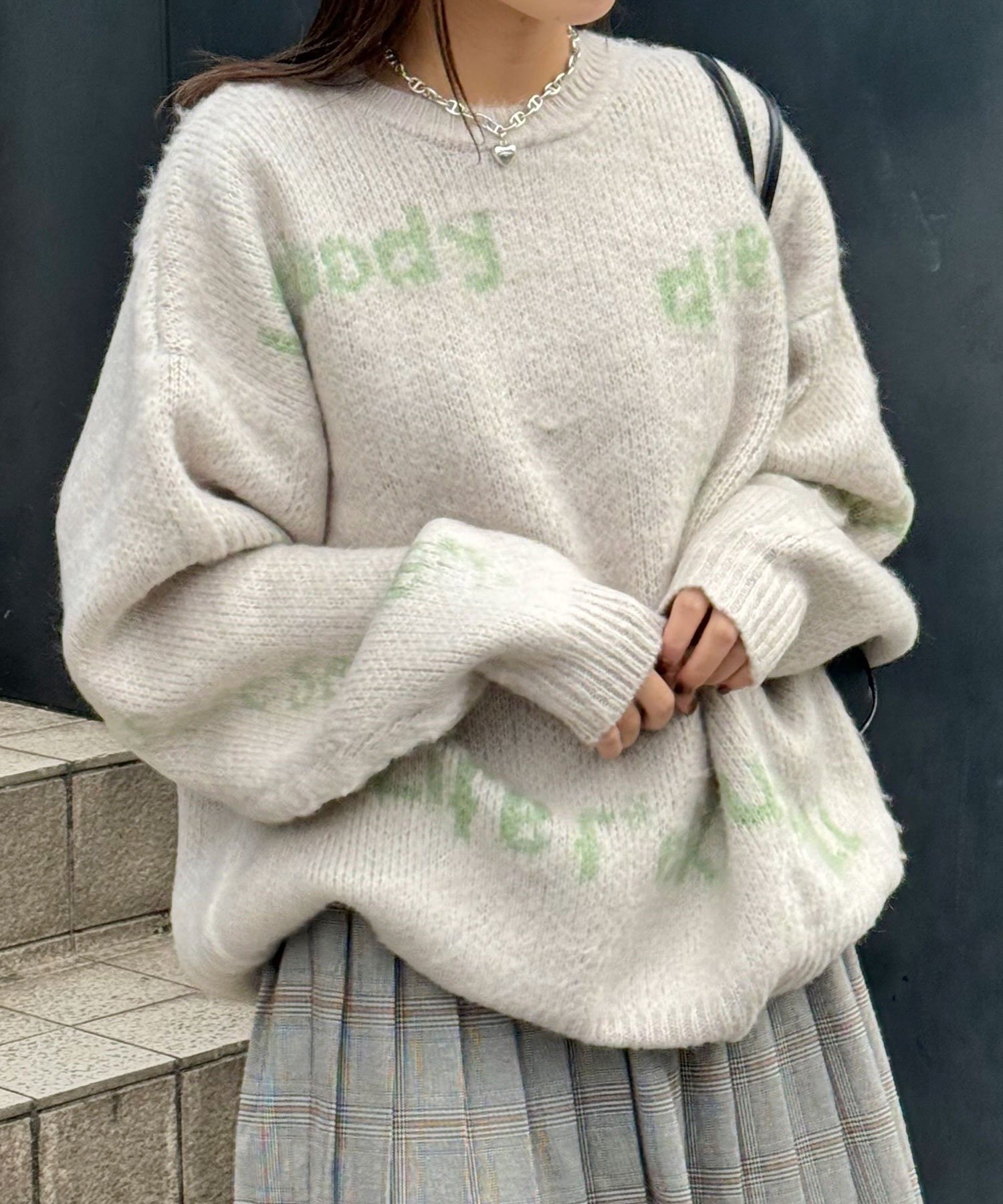 CIAOPANIC / Handcraft logo knit