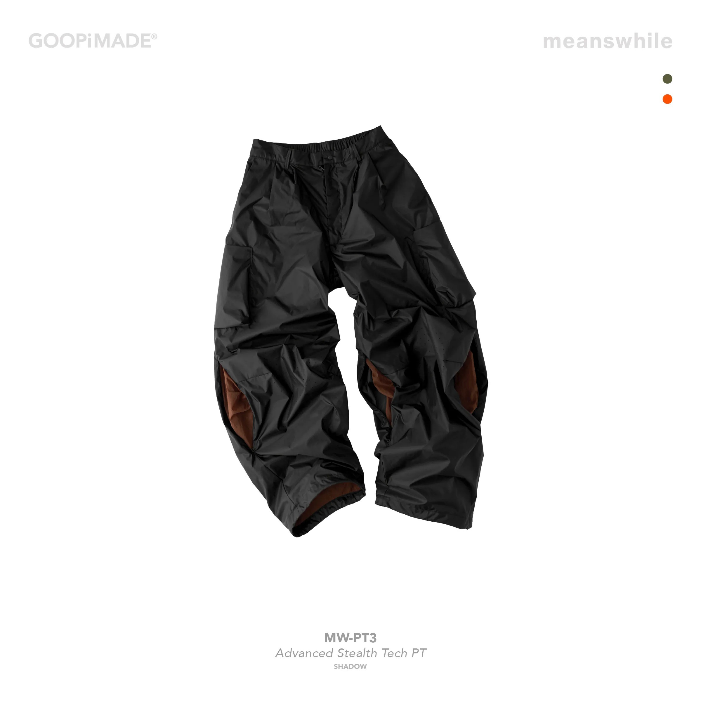 GOOPiMADE x Meanswhile MW-PT3｜高機能抗撕裂工裝褲
