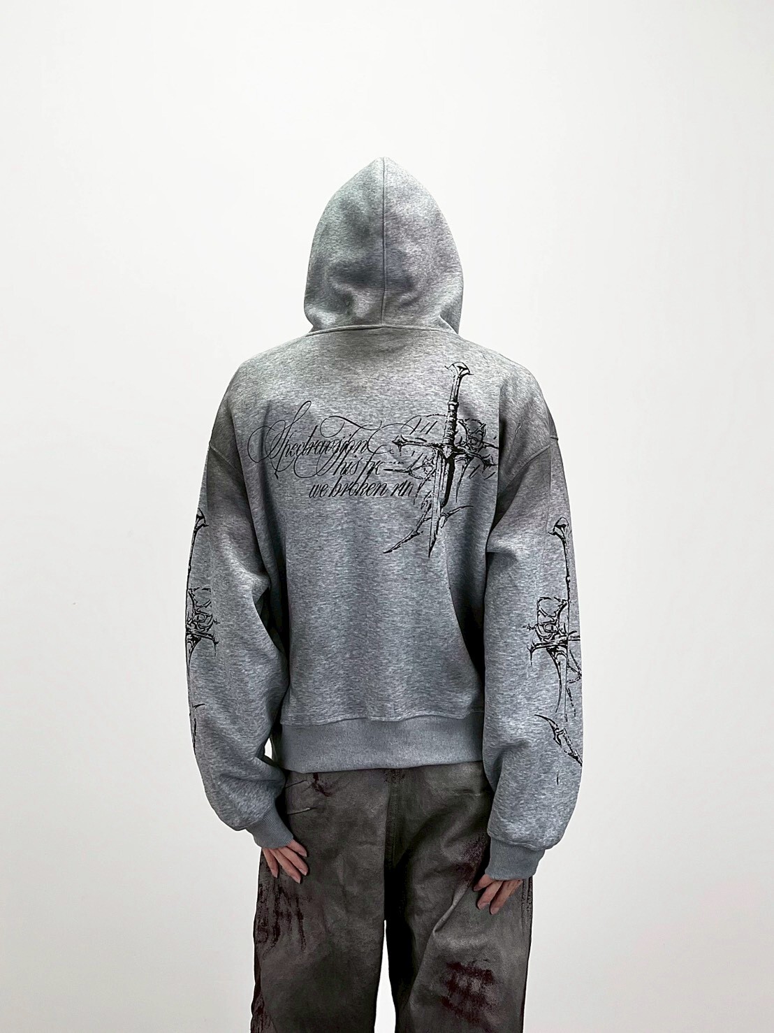 歌德十字連帽外套(男女款)