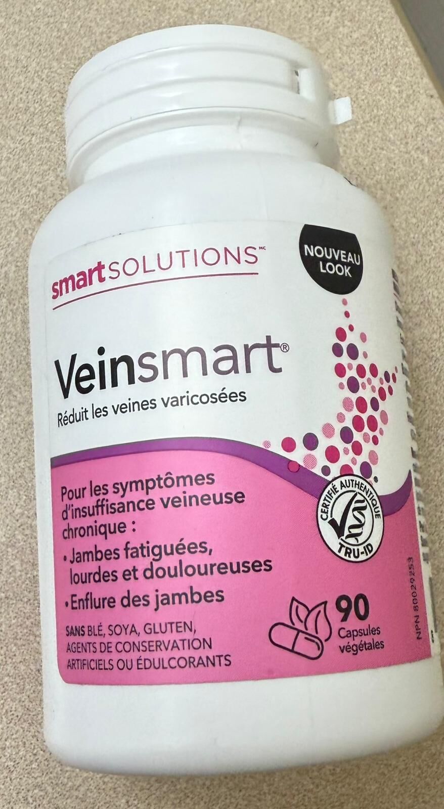 (BID) 【現貨】VEINsmart, 緩解靜脈曲張水腫, 90粒素食膠囊