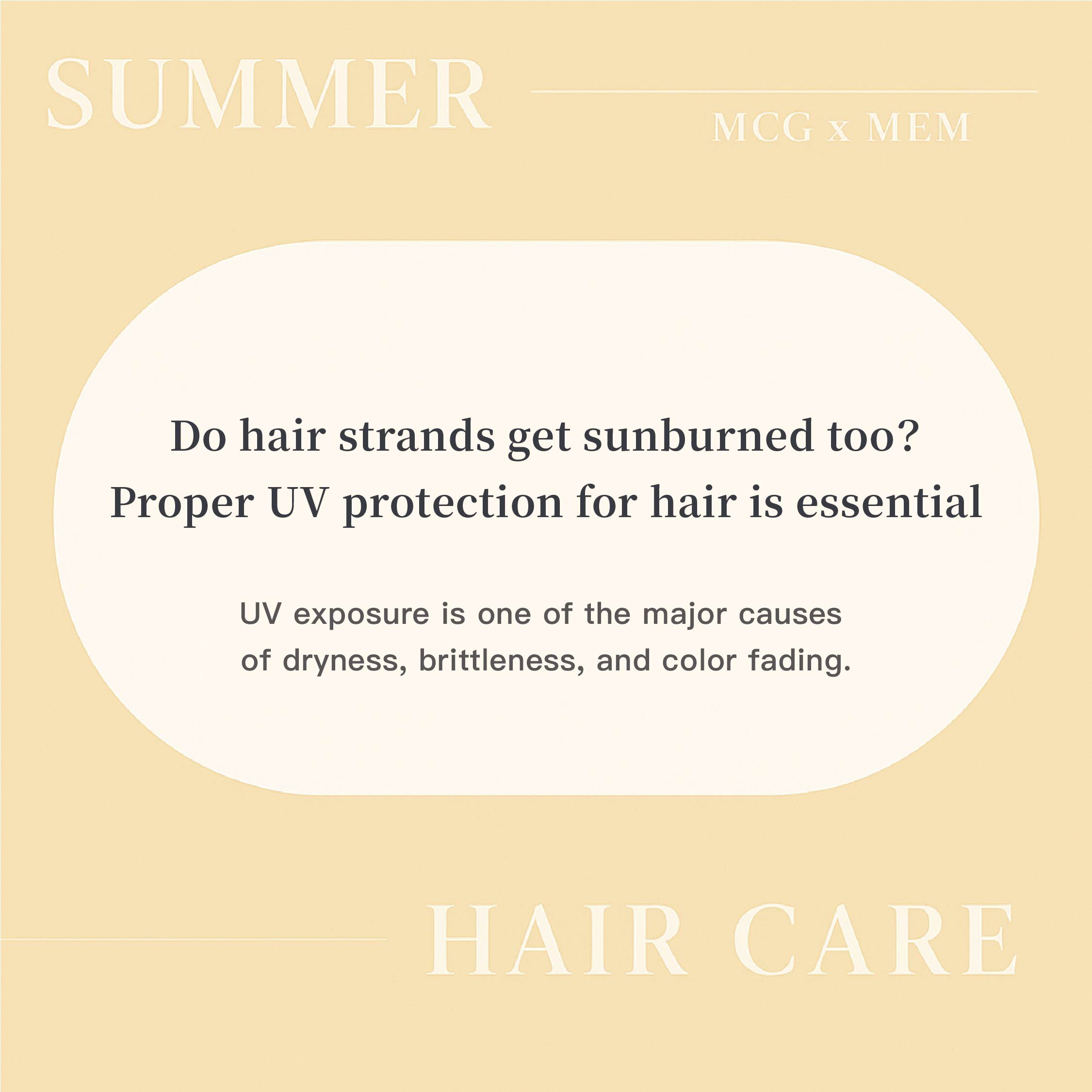 Can Your Hair Get Sunburned Too? Proper Hair Sun Protection Is a Must — UV Rays Are a Major Cause of Dryness, Brassiness