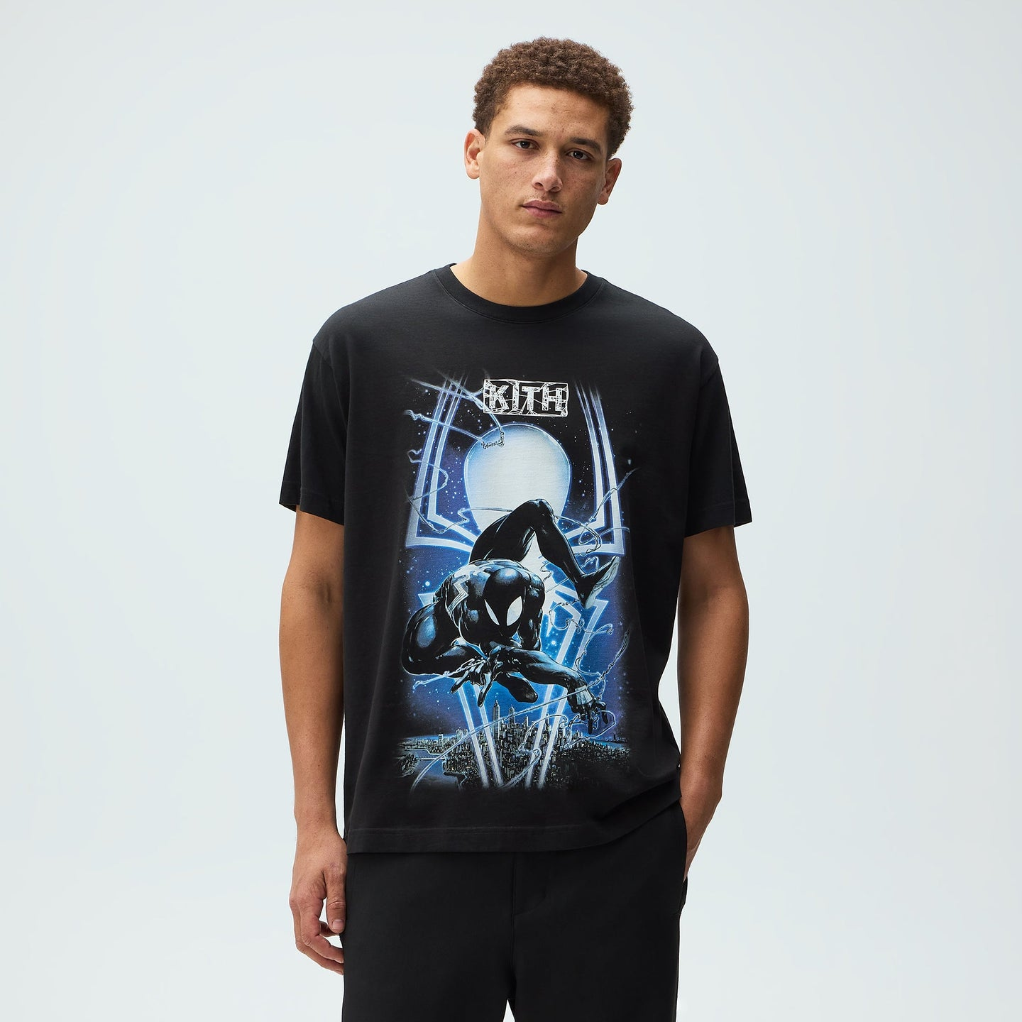 2025AW KITH Marvel | Kith Symbiote Spiderman Vintage Tee 聯名 漫威 蜘蛛人 水洗 短T 短袖 現貨 KHM034326-001