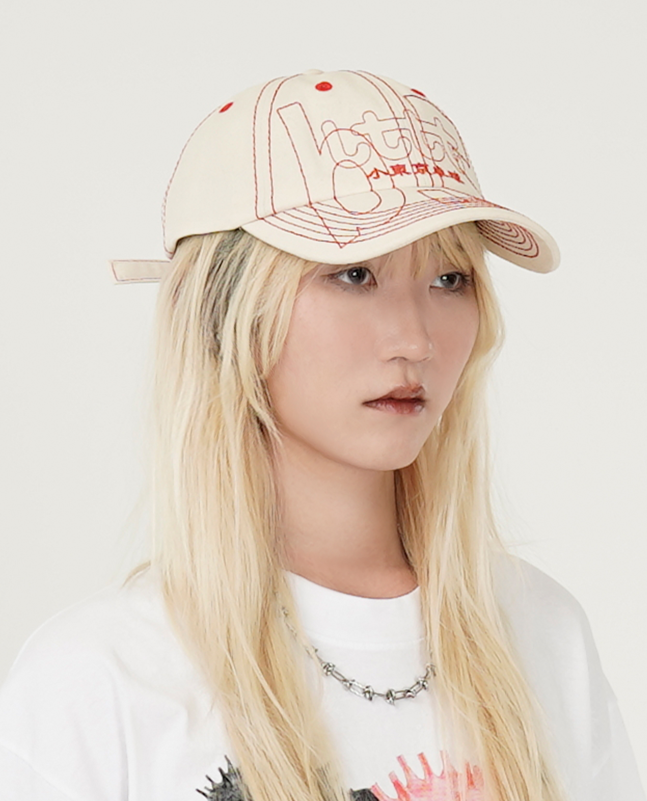 b.Eautiful x LTTT Vapor Hat (Natural / Red) - Collaboration