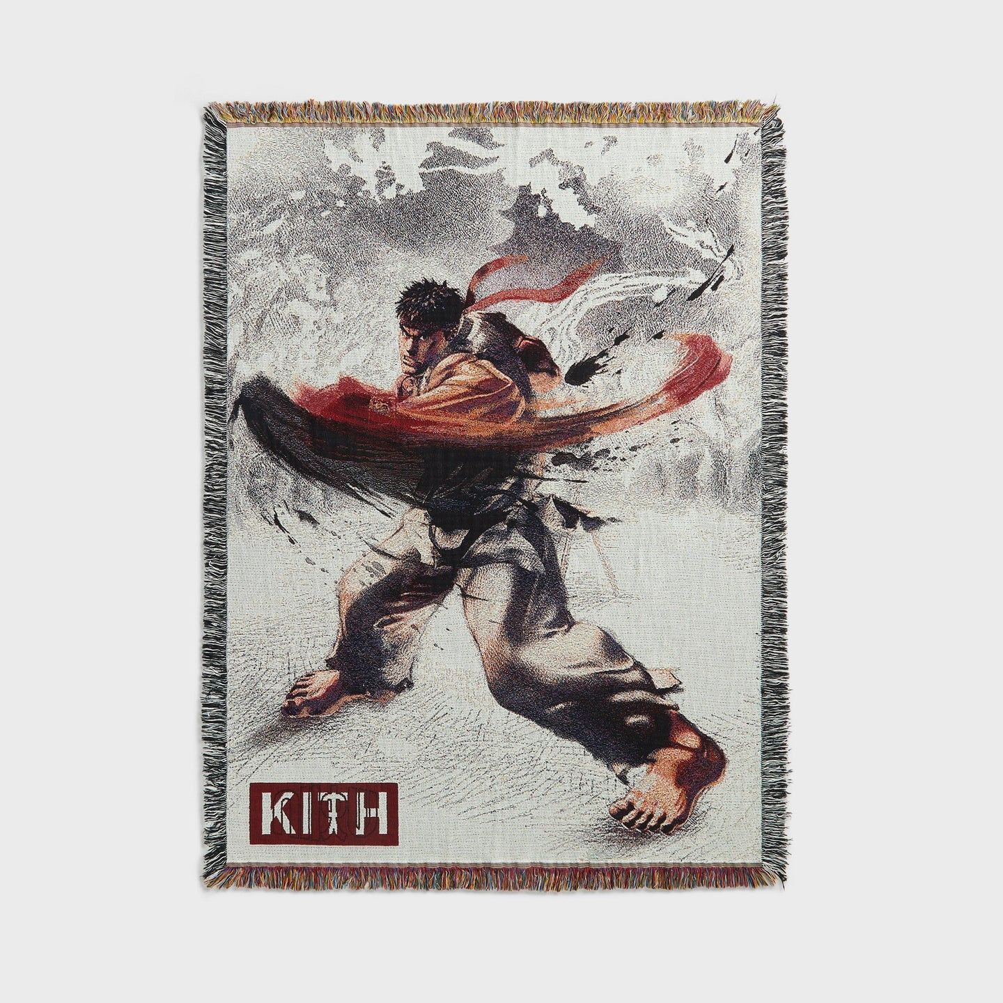 2025AW KITH Capcom | Kith Ryu Tapestry Blanket 快打旋風 龍 卡普空 沙發 毛毯 地毯 現貨 khlbl0003-906