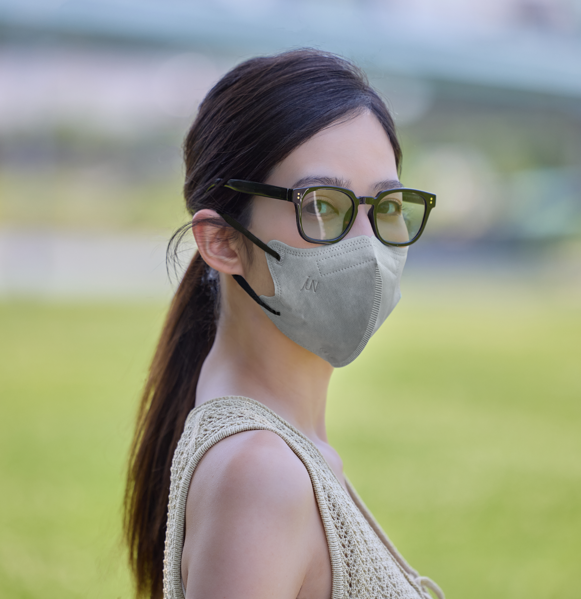 SENSE 美日｜日系肌感美型醫療口罩- 質感灰(10入/袋)