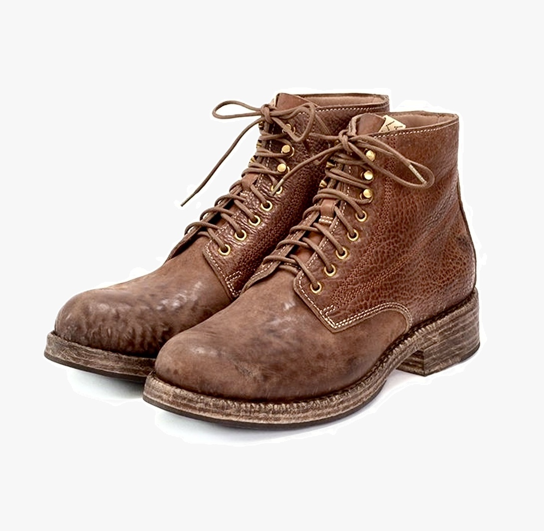 VISVIM 2025 A/W VIRGIL BOOTS-FOLK *Italian Horsehide - BROWN PRE ORDER ITEM (預訂中)