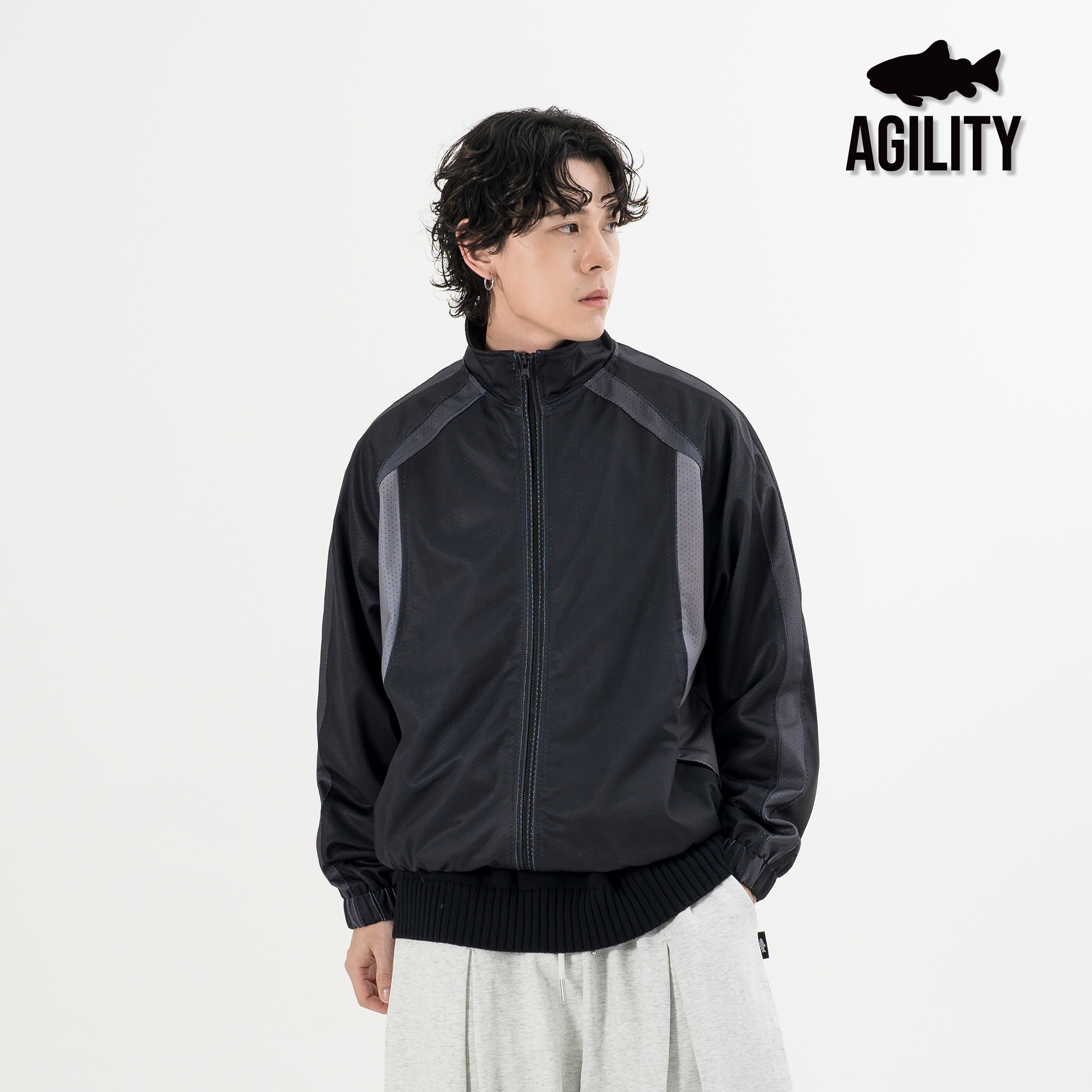 AGILITY Mesh Track Jacket 網眼立領 運動外套 [FC-J03]