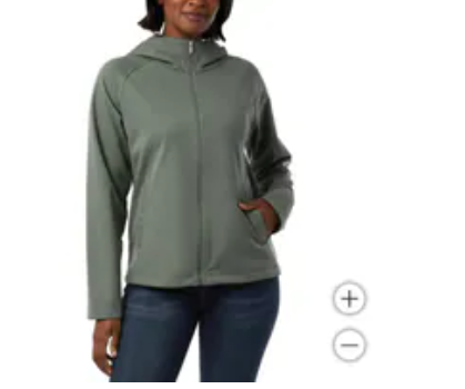 [S] 32 DEGREE GREEN WOMEN'S SOFTSHELL JACKET, 1880045-GREEN (SUZZ146)