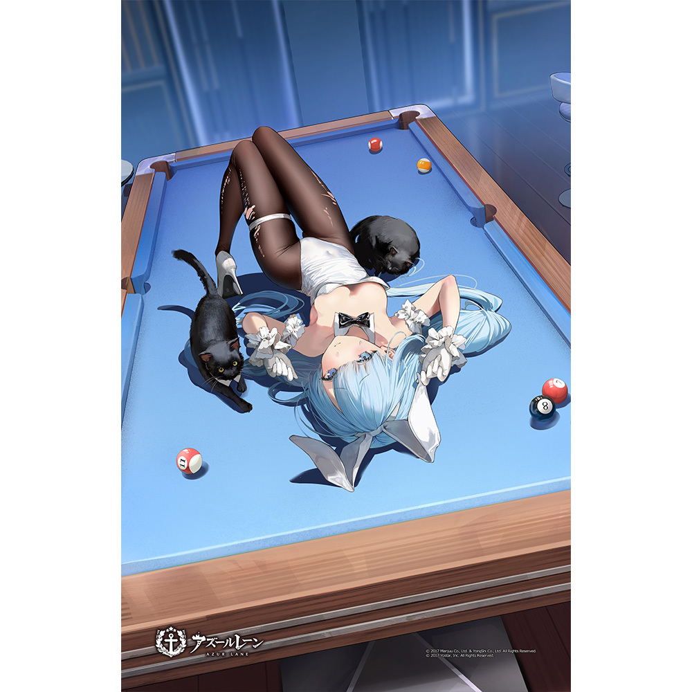 「ACG.GO」「預購」Azur Lane 碧藍航線毛毯 - ジェーナス/ビリヤード・レッスン