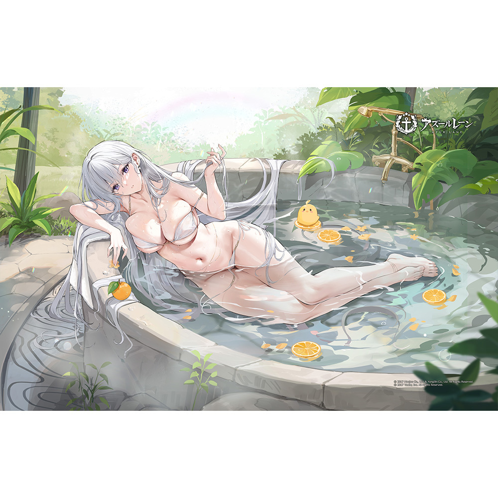 「ACG.GO」「預購」Azur Lane 碧藍航線毛毯 - エンタープライズ/晴れやかなれ湯上がりの空