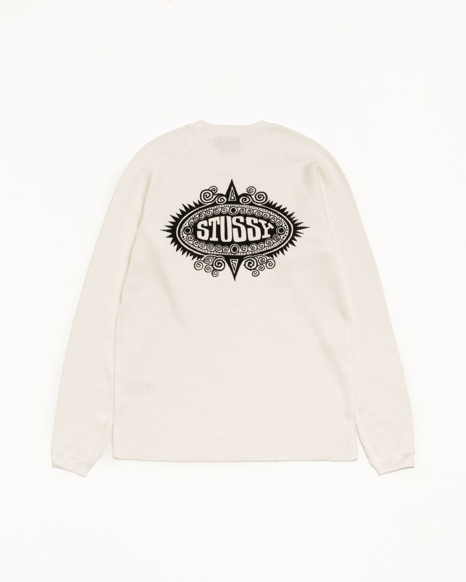 2025AW STUSSY MANTRA RAGLAN THERMAL 背後 LOGO 華夫格 長T 長袖 現貨 1140395