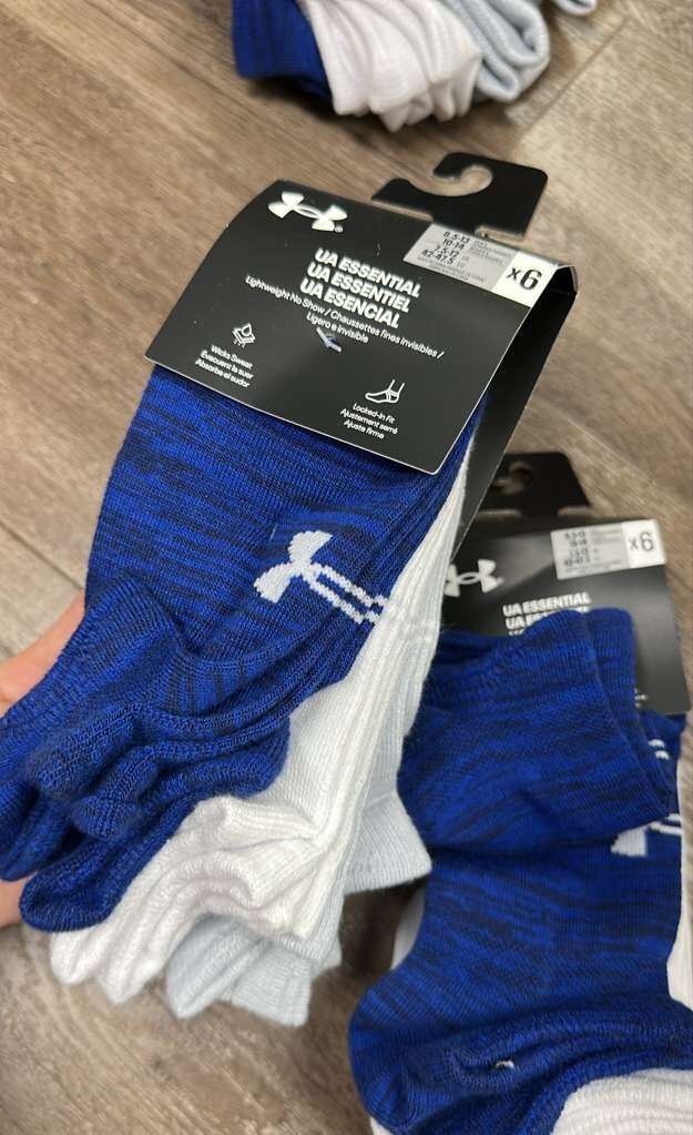 【直播】Under Armour LL120549  UA Essential 短襪(6對裝)