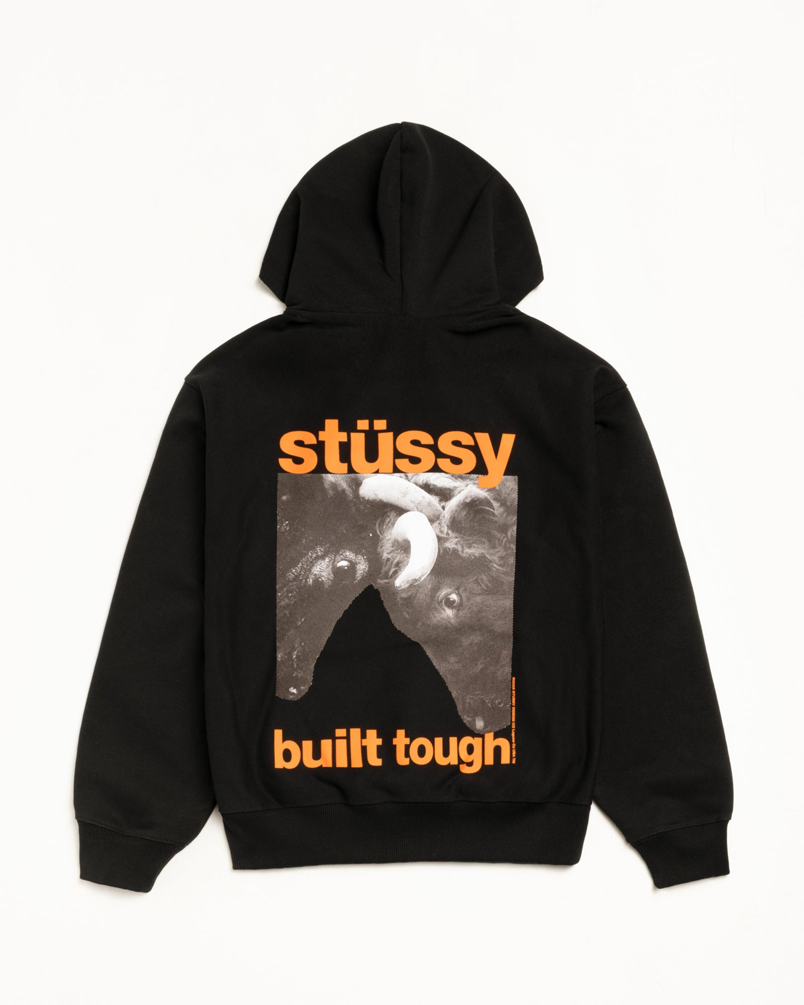 2025AW STUSSY BUILT TOUGH ZIP HOODIE 山羊 LOGO 連帽 外套 夾克 現貨 1975172