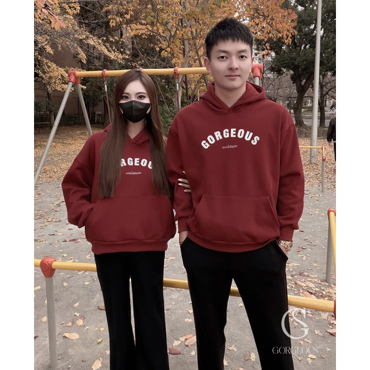 G9543「團子蜜絨2.0高磅情侶帽TEE」