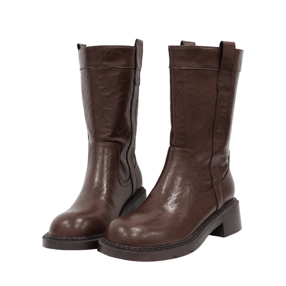 (現+預) 率性牛仔西部短靴 -2色