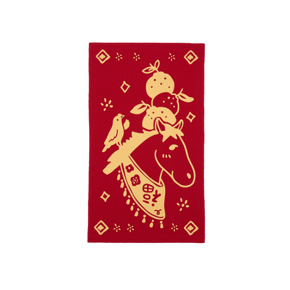 印花樂布春聯(長型)/馬年/大吉大利