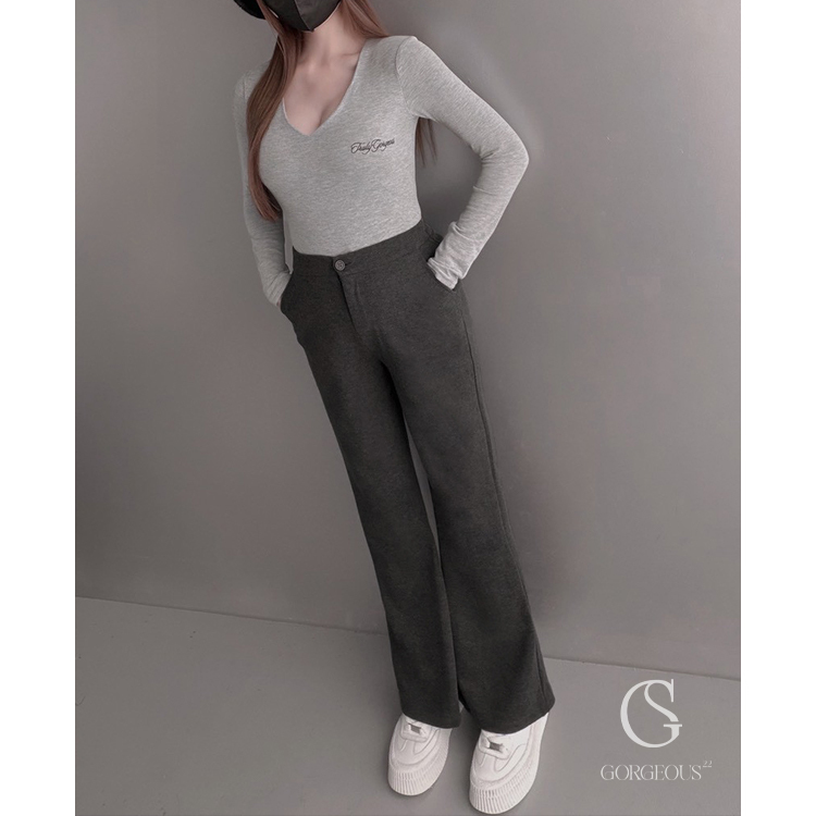 G9775「高磅蛋白羊絨纖女褲」