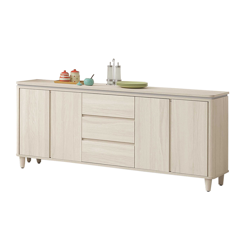 曼朵6尺收納餐櫃/碗盤櫃/置物矮櫃/電器櫃/玄關櫃