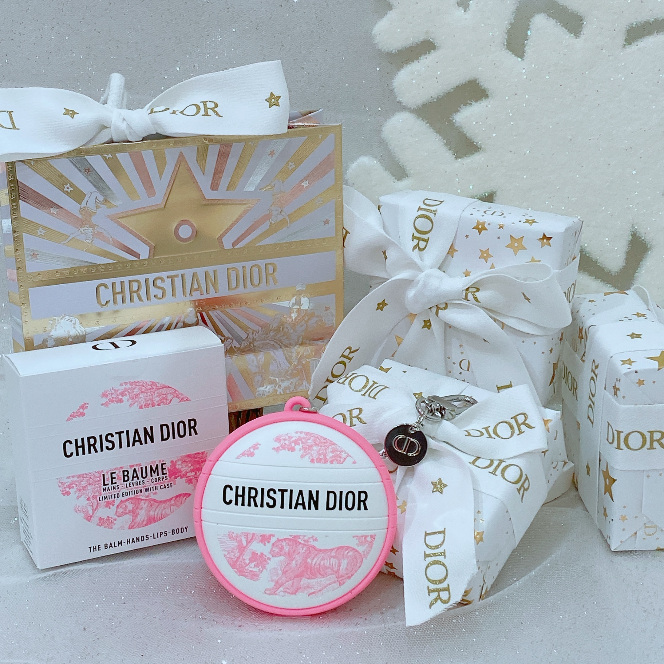 Dior 全效修護萬用霜 - Toile de Jouy珍藏版連掛飾隨行套 50ml