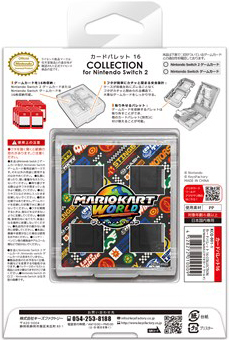 NS2 Keys Factory 遊戲卡匣 16 枚收納盒（瑪利歐賽車世界）