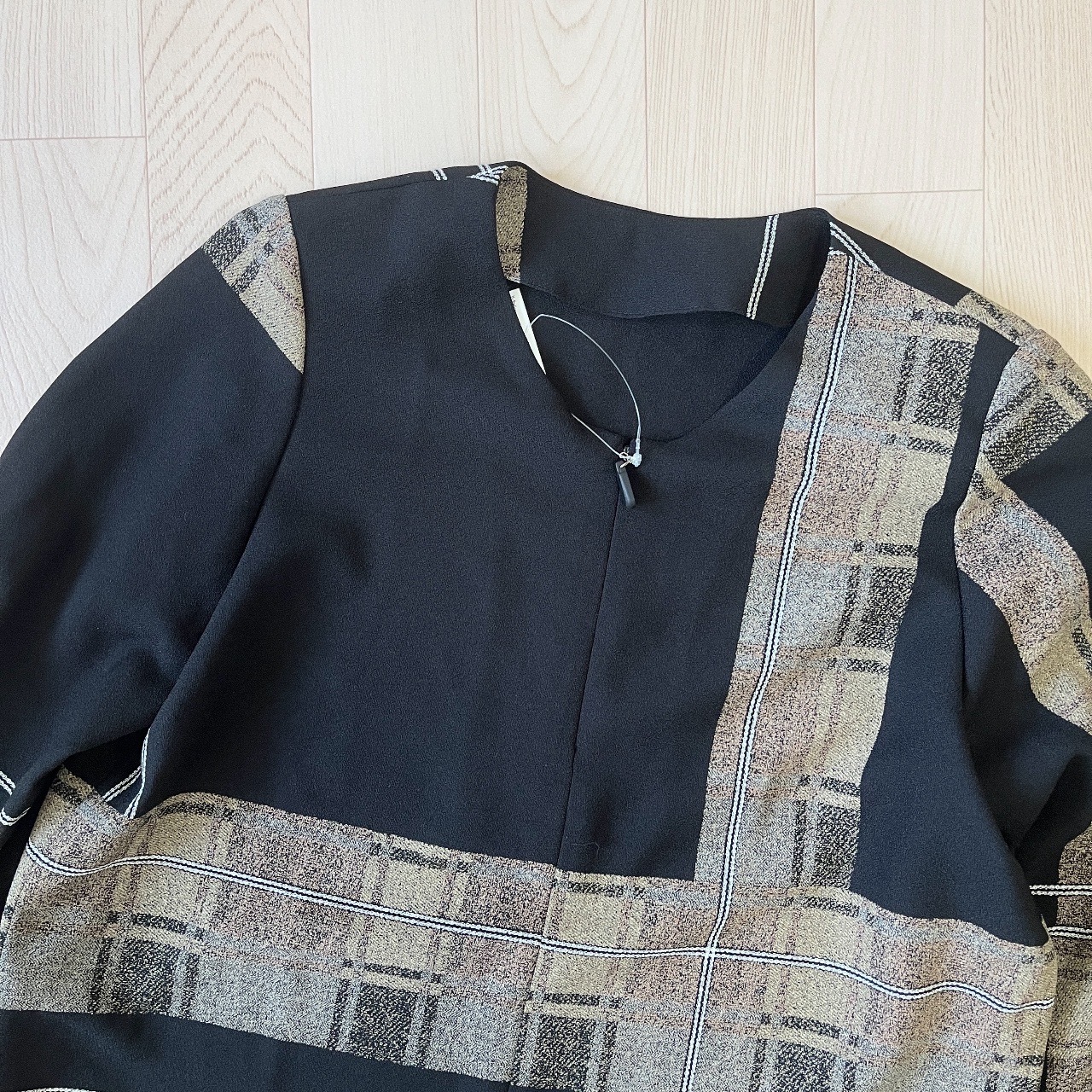 日本製黑色紋理感古著上衣