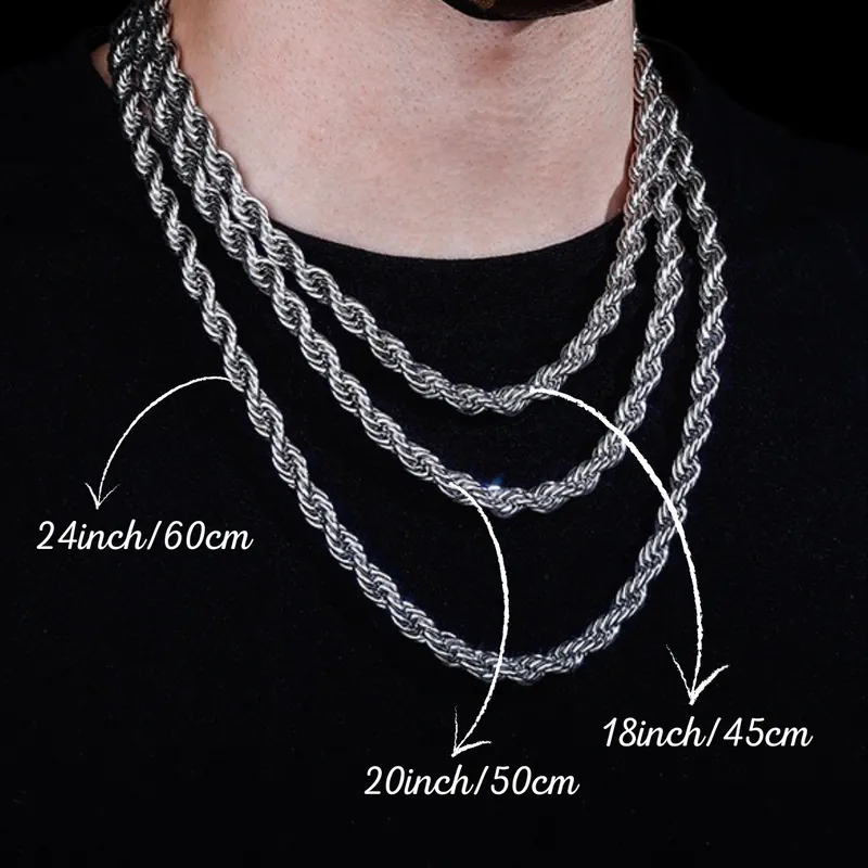 代購-Gold Coast 8mm寬316L醫療鋼麻花鍊