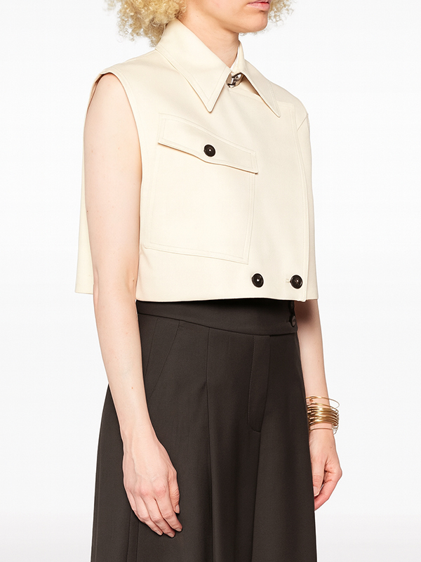 LIVIANA CONTI 大口袋造型短背心