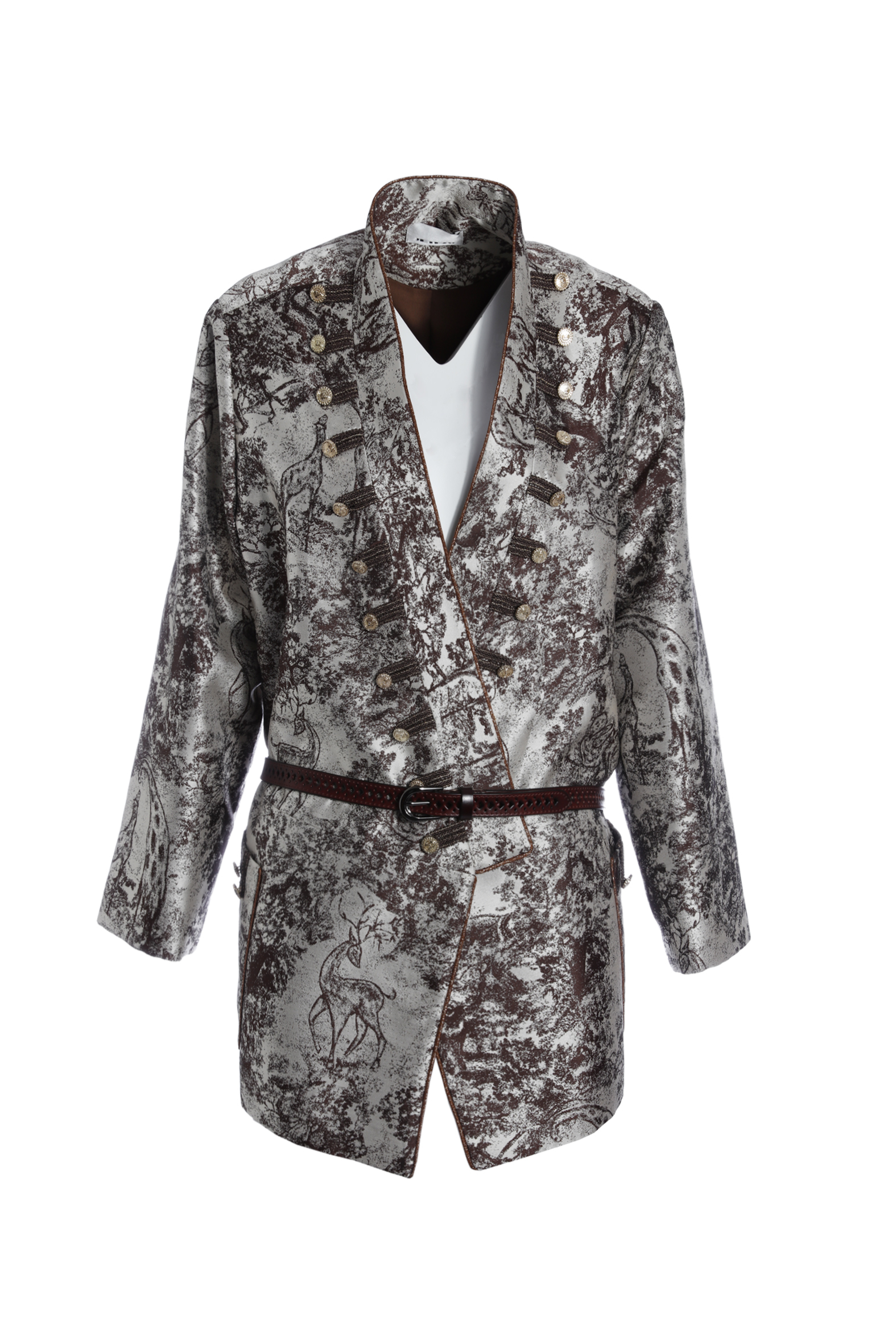 BE15108D1 匠藝之屋古典印花圖騰外套