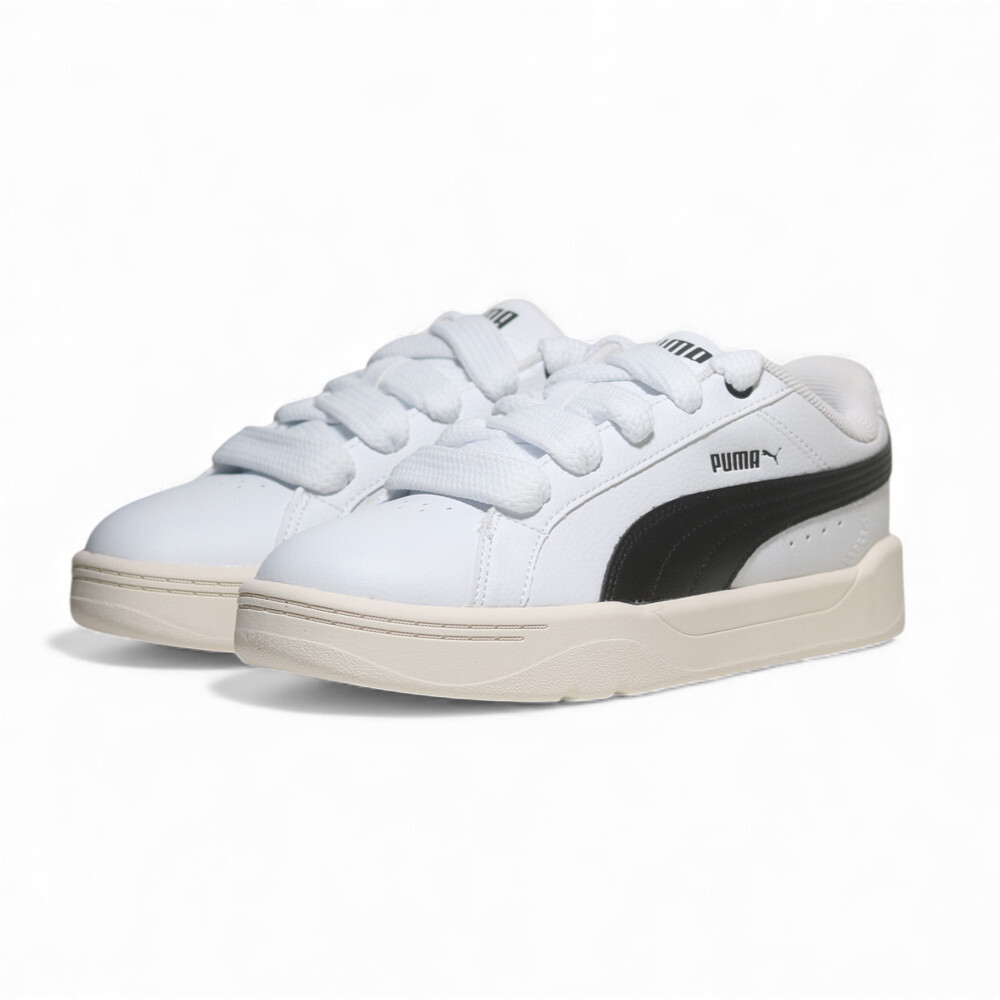 PUMA 休閒鞋 PARK LIFESTYLE 白黑 奶油底 復古 小白鞋 男女 40049609