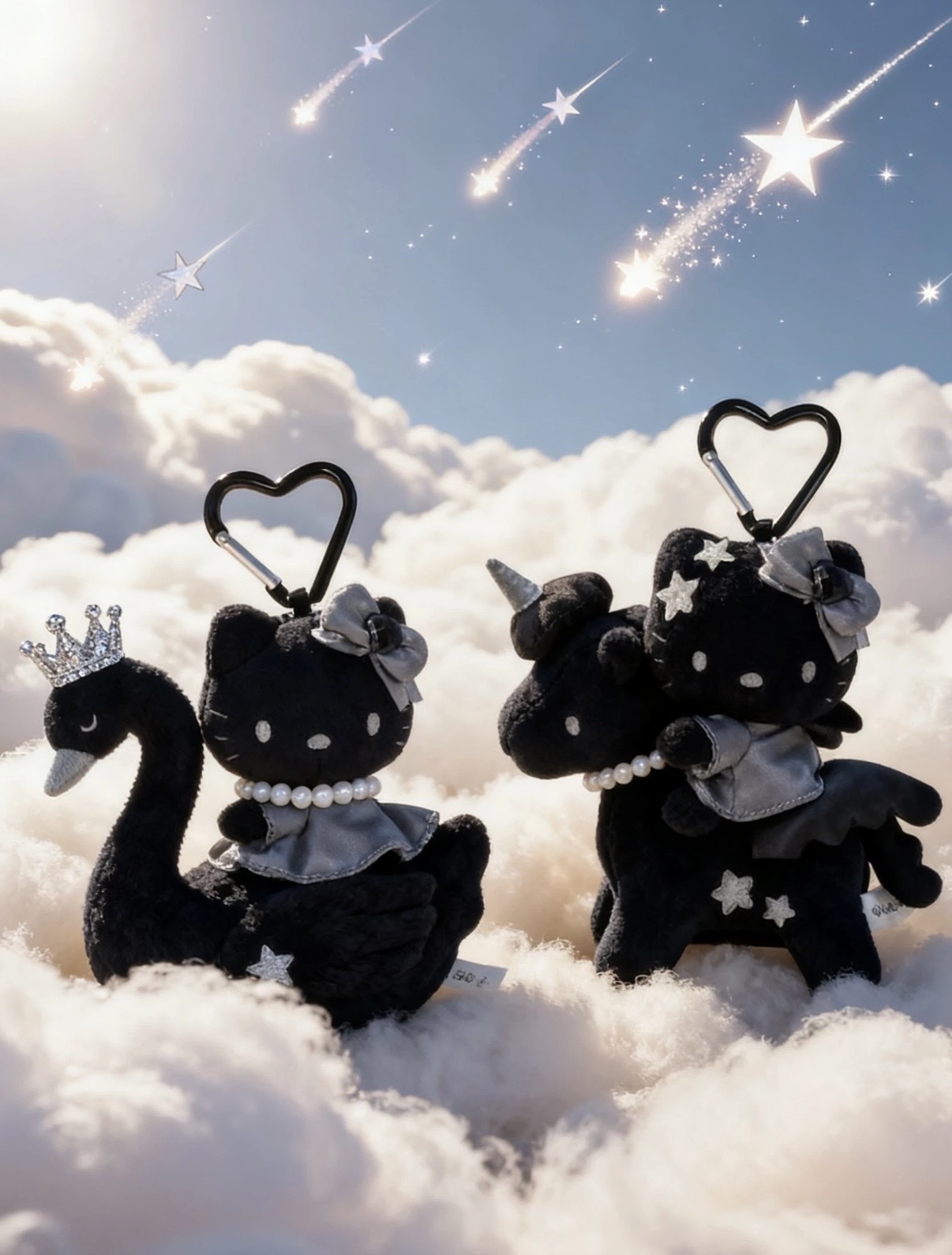 【兩款入】全黑kitty掛件