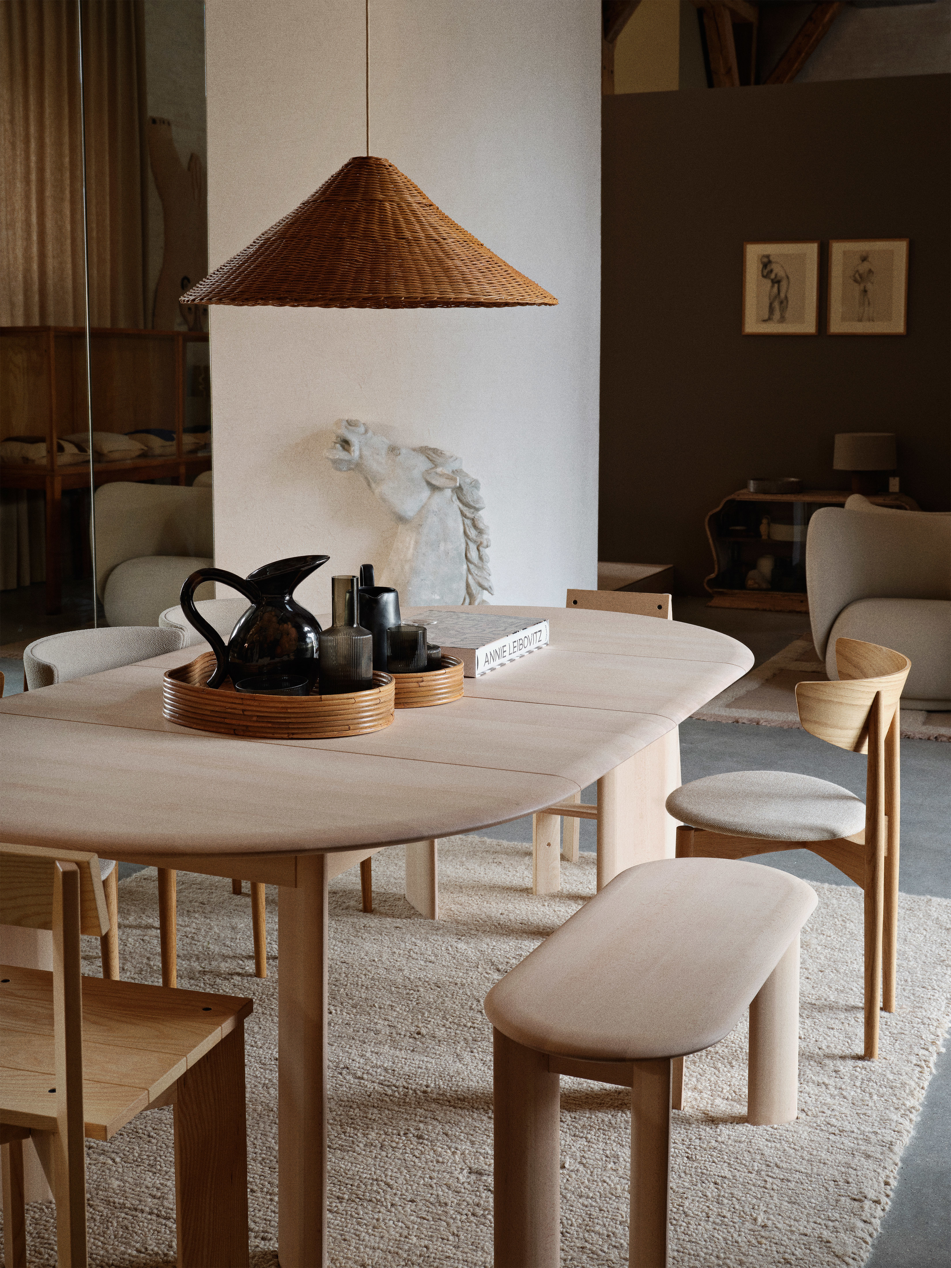(Pre-Order) Bevel Table - Extendable x 2 by Ferm Living