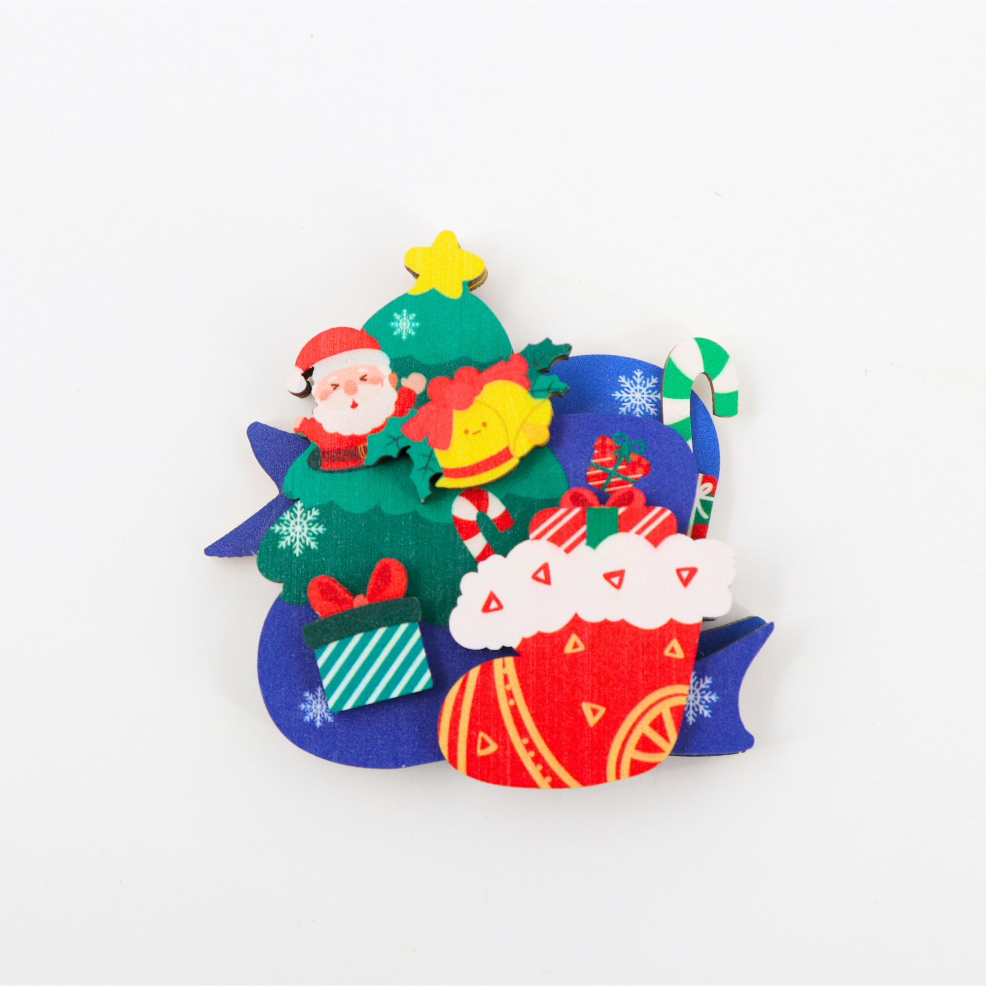 Christmas Magnet - Wishes with gifts