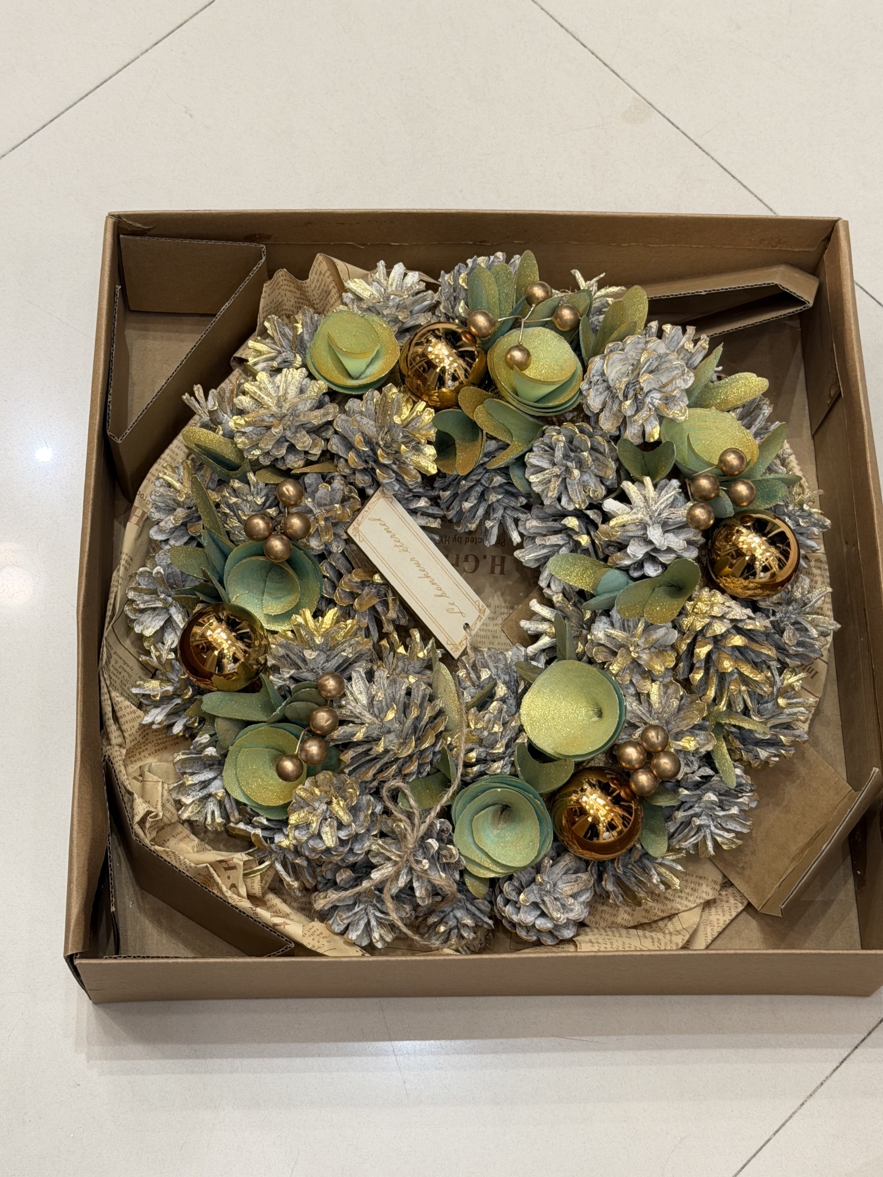 Xmas25法式裝置門環