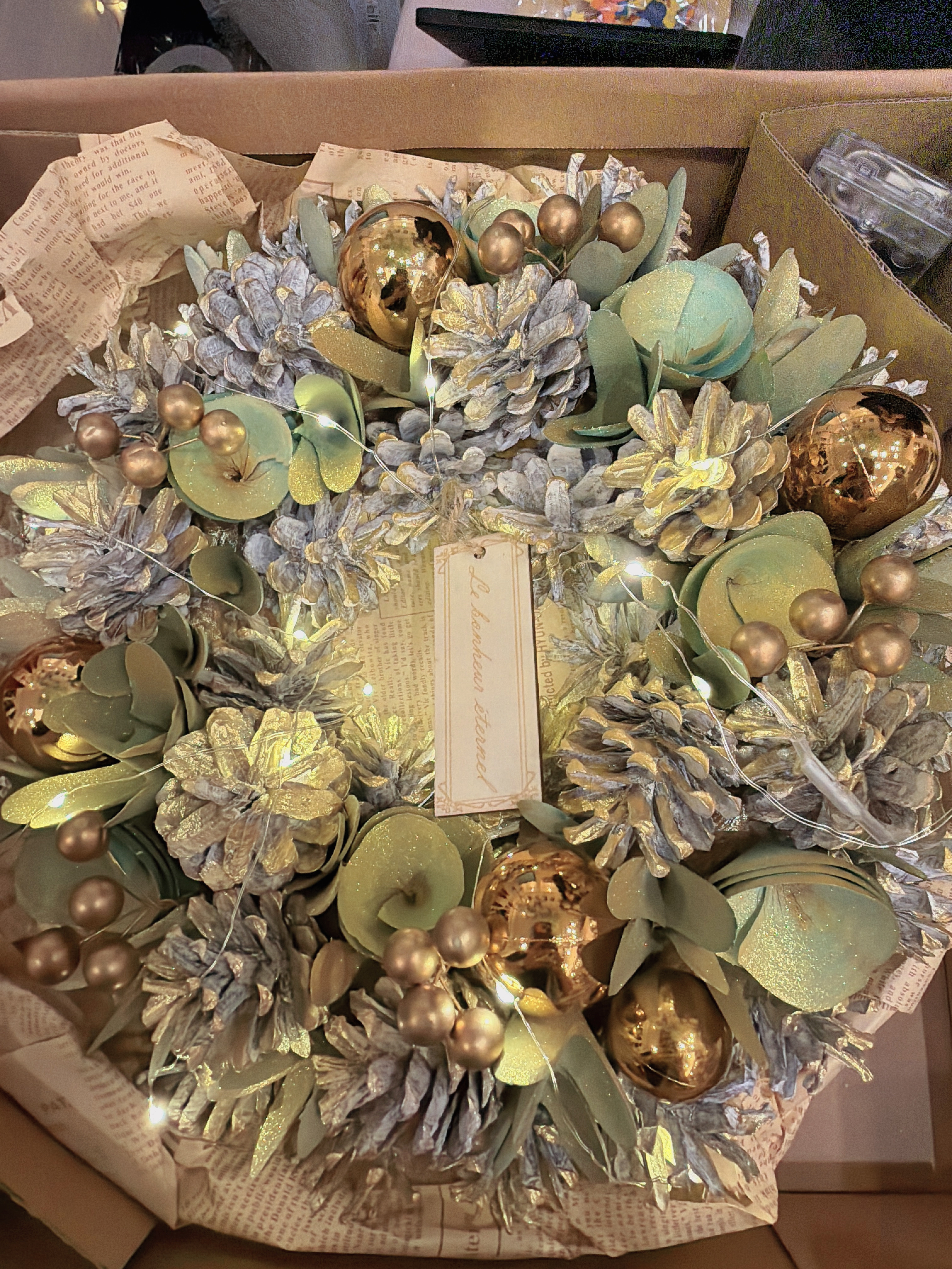 Xmas25法式裝置門環