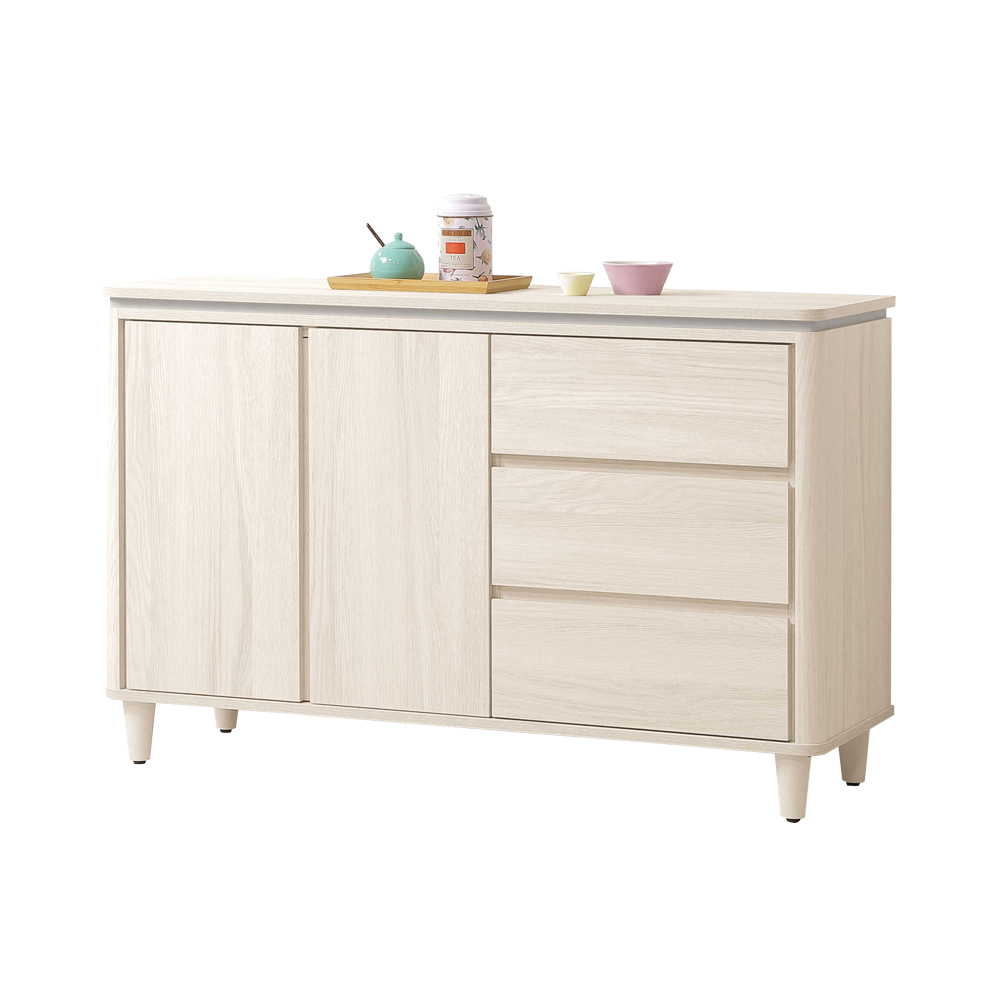 曼朵4尺收納餐櫃/碗盤櫃/置物矮櫃/電器櫃/玄關櫃