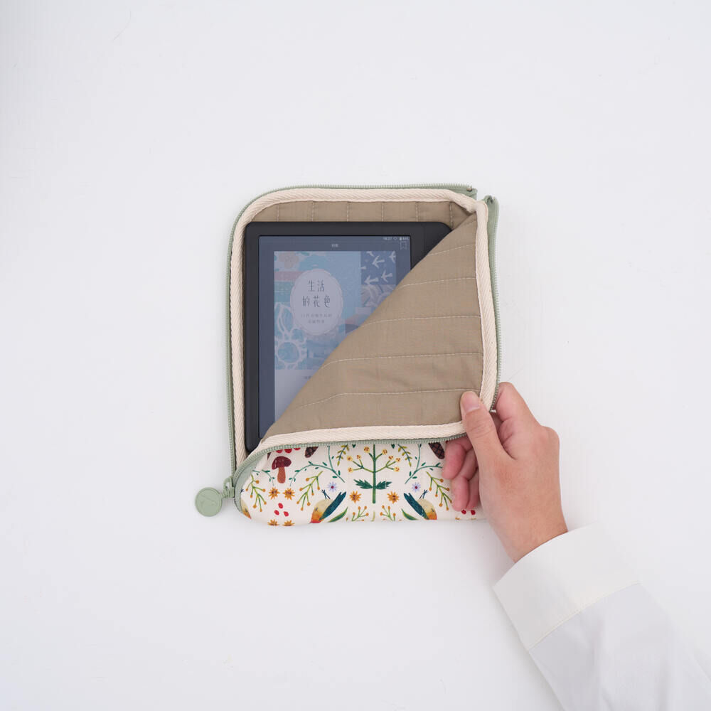 印花樂6吋電子書收納包/印花樂 x Soupy Tang/森林萬花筒
